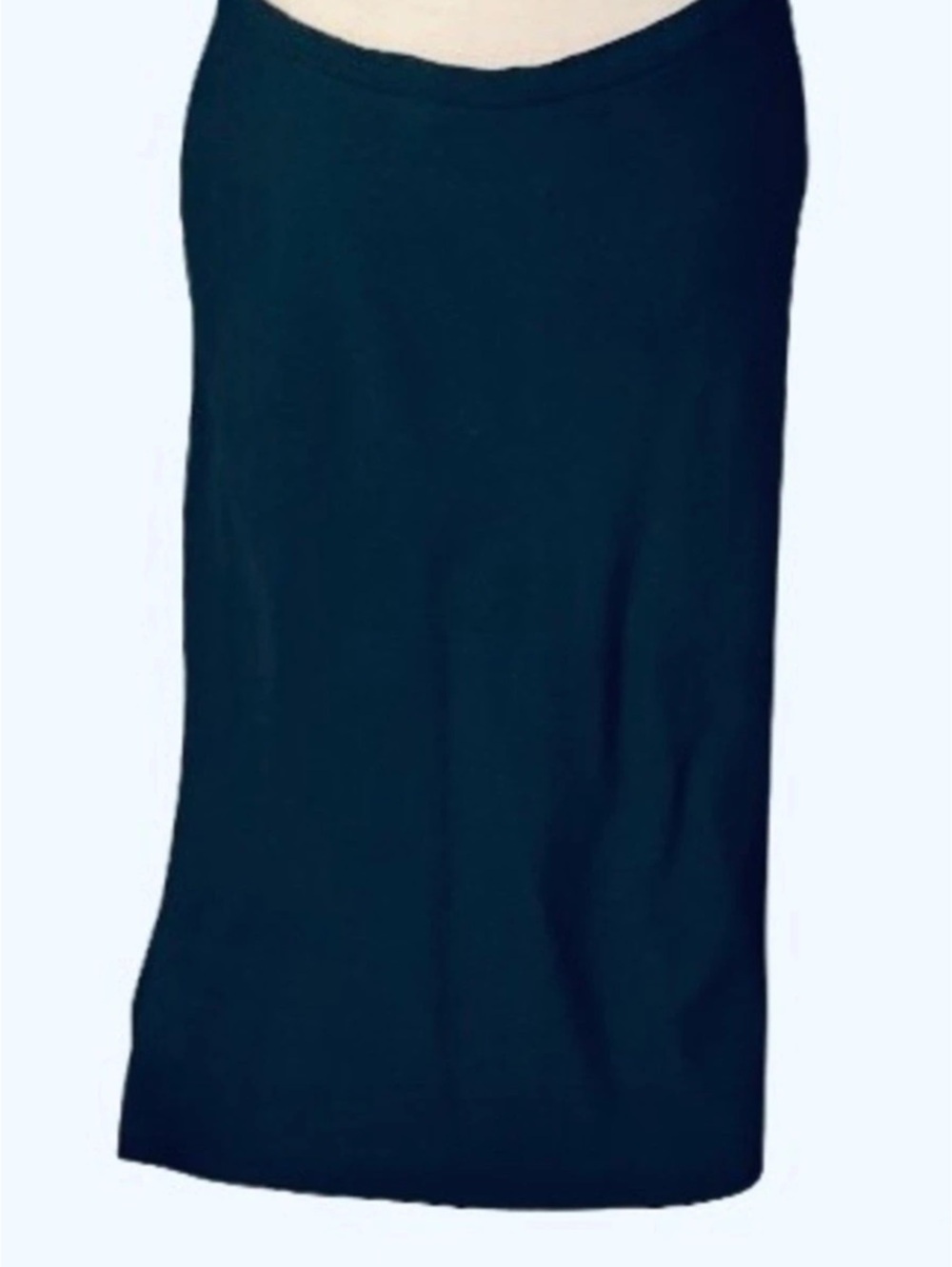 Wool 10P RALPH LAUREN A-Line Skirt in Navy Blue Petite Designer Polo Fall Winter - Picture 9 of 13